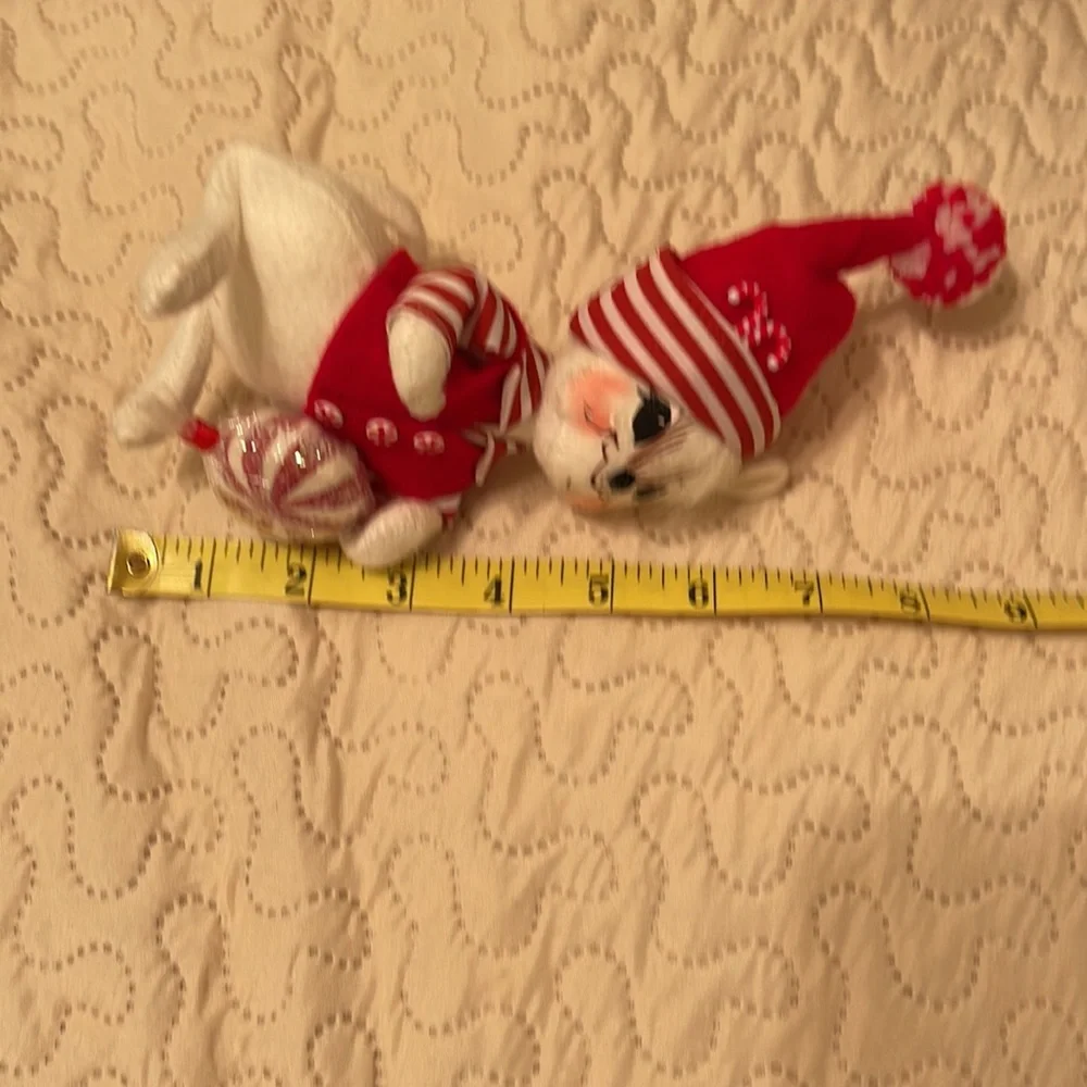 Anna Lee Candy Cane Christmas Mouse - Picture 7 of 7